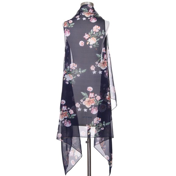 Code22 Big Floral Pattern Printing Cover Up - Picture 3 of 4